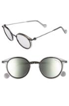 Women's Moncler 58mm Mirrored Round Sunglasses -