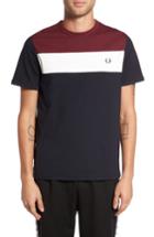 Men's Fred Perry Colorblock T-shirt - Blue