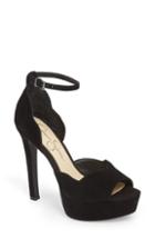 Women's Jessica Simpson Blick Scalloped Platform Sandal .5 M - Black