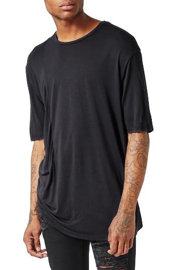 Men's Topman Aaa Collection Rumpled T-shirt - Black