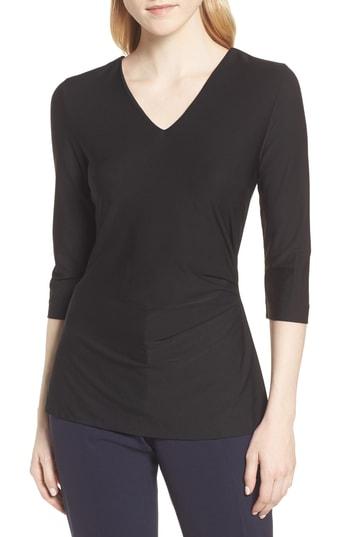 Women's Boss Epana Jersey Top - Black