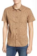 Men's O'neill Structure Woven Shirt, Size - Brown
