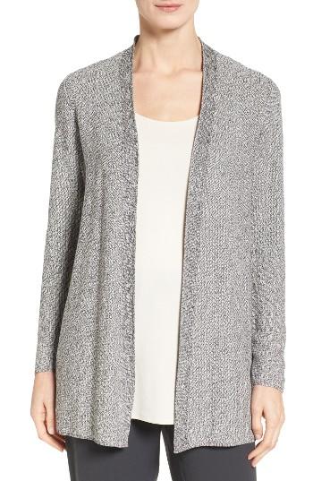 Women's Eileen Fisher Tencel Open Front Cardigan