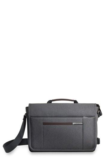 Men's Briggs & Riley 'kinzie Street - Micro' Messenger Bag - Grey