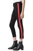 Women's Blanknyc The Bond Side Zip Ripped Skinny Jeans