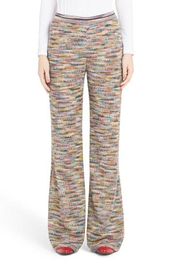 Women's Missoni Knit Flare Pants Us / 36 It - Black