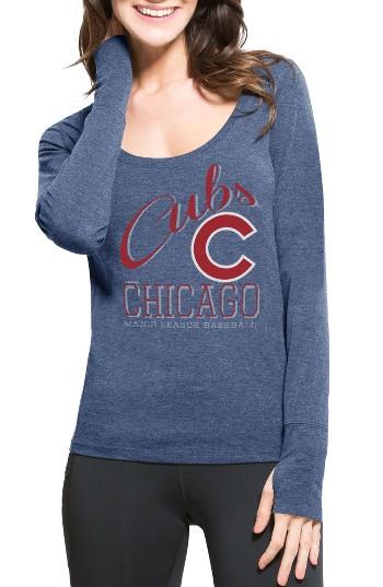Women's 47 Brand Cubs Tee - Blue