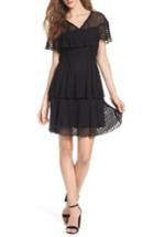 Women's Nsr Dot Lace Fit & Flare Dress