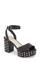 Women's Kenneth Cole New York Phoenix Stud Platform Sandal M - Black