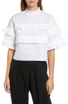 Women's Yakampot Elena Cotton Blouse - White