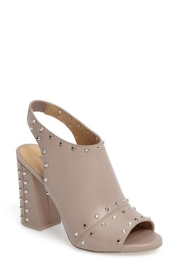 Women's Michael Michael Kors Astor Studded Sandal .5 M - Grey