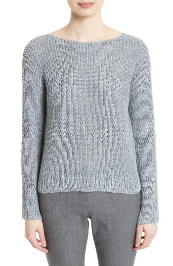 Women's Theory Lalora Linen & Cotton Sweater