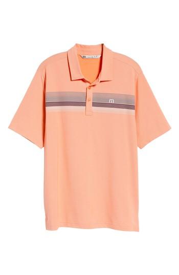 Men's Travis Mathew Happy Jelly Fit Polo, Size Large - Pink