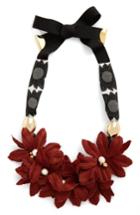 Women's Lizzie Fortunato Samburo Floral Collar Necklace