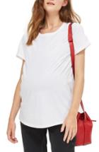 Women's Topshop Roll Back Maternity Tee Us (fits Like 2-4) - Blue