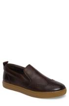 Men's Zanzara Ali Wingtip Slip-on Sneaker .5 M - Brown