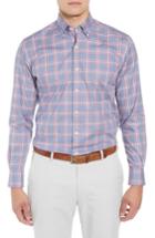 Men's Peter Millar Crown Ease Archipelago Regular Fit Plaid Sport Shirt - Purple
