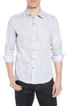 Men's Robert Graham Tully Tailored Fit Sport Shirt, Size - White