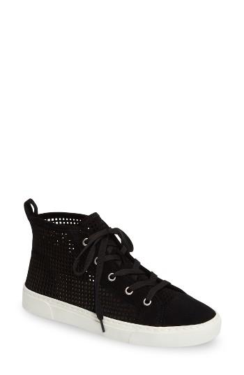 Women's 1.state Dulcia Perforated High-top Sneaker M - Black
