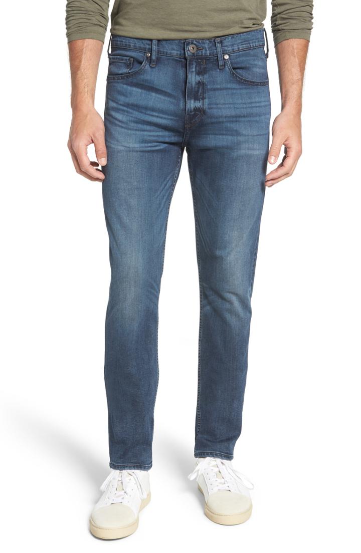 Men's Paige Transcend - Lennox Slim Fit Jeans X 34 - Blue
