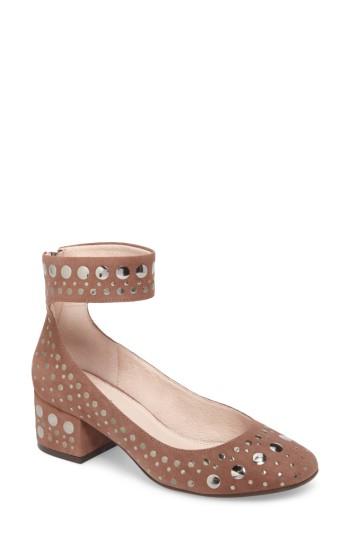 Women's Cecelia Lukas Ankle Strap Pump M - Beige