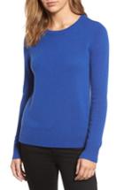 Women's Halogen Crewneck Cashmere Sweater - Blue