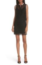 Women's Sandro Scallop Lace Dress Us / 36 Fr - Black