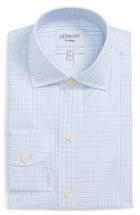 Men's Ledbury Moorland Trim Fit Check Dress Shirt - Blue