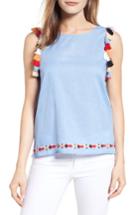 Women's Thml Tassel Trim Cotton Tank
