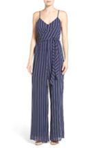Women's Michael Michael Kors Bengal Stripe Faux Wrap Wide Leg Jumpsuit