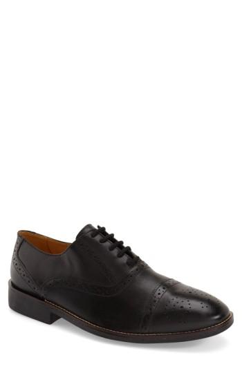 Men's Sandro Moscoloni 'barrett' Cap Toe Oxford .5 D - Black