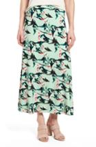 Women's Chaus Rainforest Flow Maxi Skirt - Green