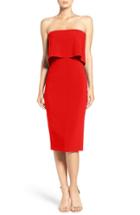 Women's Likely 'driggs' Strapless Popover Sheath Dress - Red