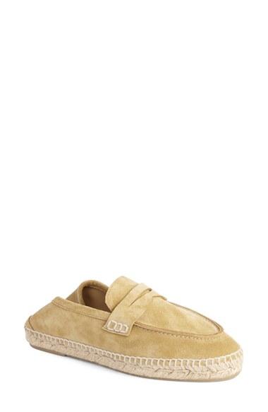 Women's Loewe Espadrille Loafer Eu - Metallic