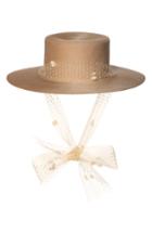 Women's Bijou Van Ness The Debutante Wool Felt Hat - Beige
