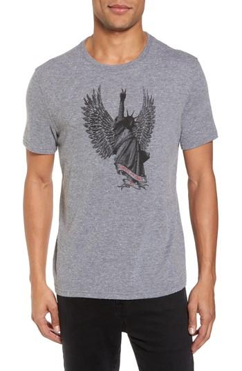 Men's John Varvatos Star Usa Liberty Wings Graphic T-shirt - Grey