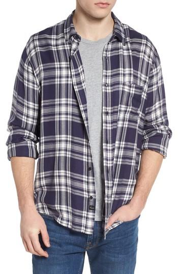 Men's Rails Lennox Slim Fit Plaid Sport Shirt - White