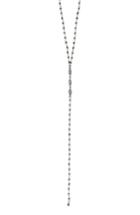 Women's Gemelli Cubic Zirconia Y Necklace