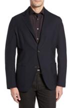 Men's Luciano Barbera Reversible Travel Classic Blazer Eu - Grey