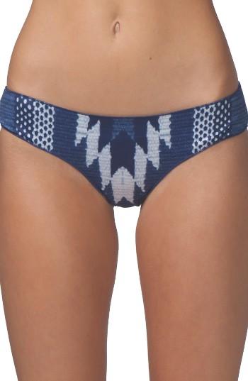 Women's Rip Curl Geo Print Hipster Bikini Bottoms - Blue
