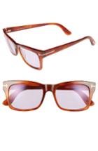 Women's Tom Ford Frederick 54mm Sunglasses - Blonde Havana/ Violet