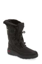 Women's Pajar 'marcie' Waterproof Snow Boot With Faux Fur Collar -8.5us / 39eu - Black