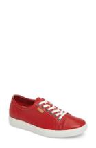 Women's Ecco 'soft 7' Cap Toe Sneaker -6.5us / 37eu - Red