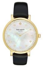 Women's Kate Spade New York 'monterrey' Leather Strap Watch, 38mm