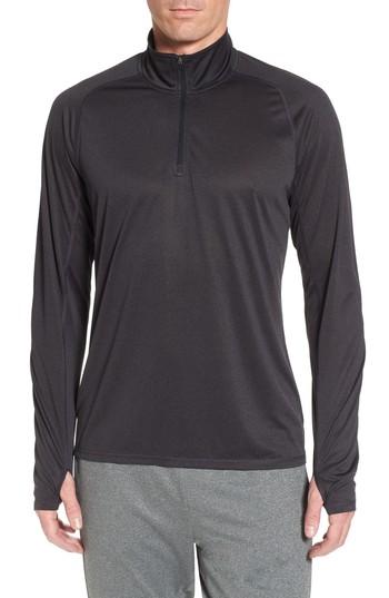 Men's Zella Jordanite Quarter Zip Pullover, Size - Black