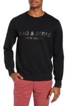 Men's Rag & Bone Regular Upside Down Sweatshirt - Black