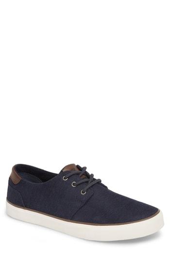 Men's Andrew Marc Briggs Low Top Sneaker .5 D - Blue