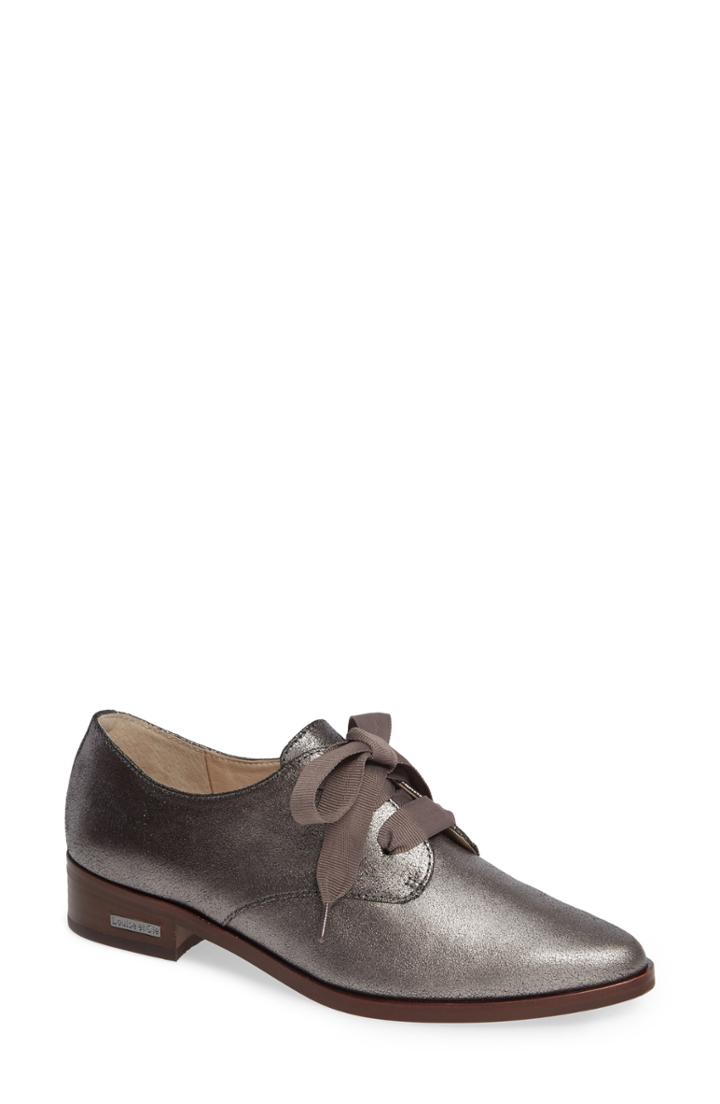 Women's Louise Et Cie Adwin Almond Toe Oxford M - Grey