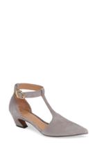 Women's Linea Paolo Greta T-strap Pump .5 M - Grey