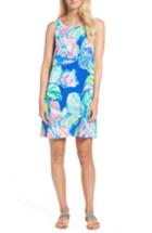 Women's Lilly Pulitzer Sophie Upf 50+ Dress, Size - Blue